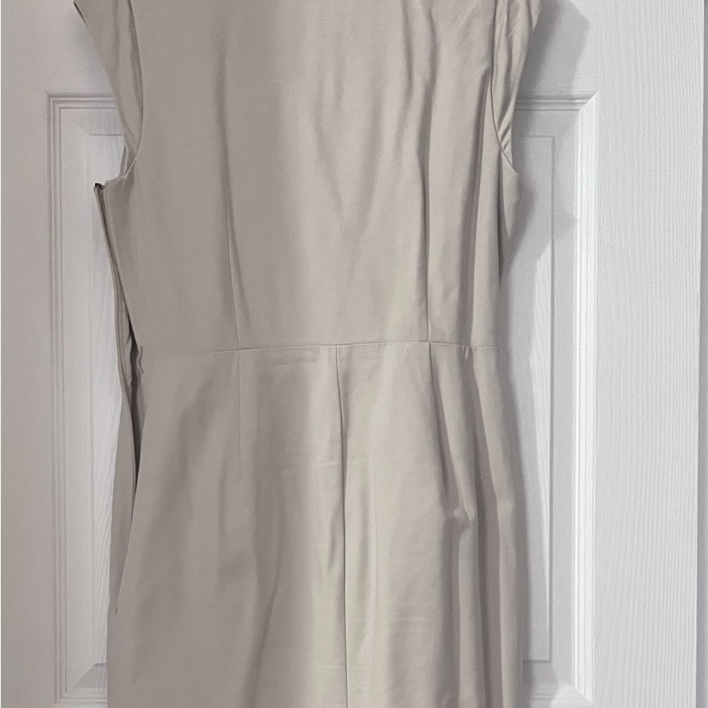 Formal women dress beige color